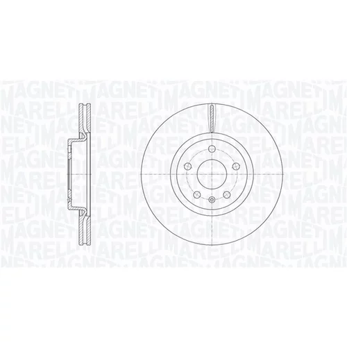 Brzdový kotúč MAGNETI MARELLI 361302040679
