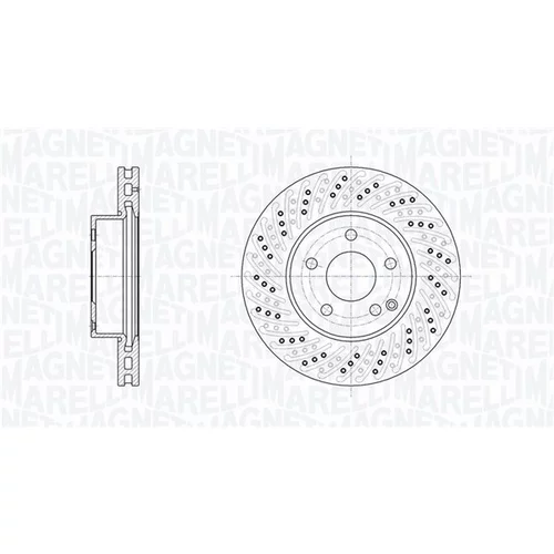 Brzdový kotúč MAGNETI MARELLI 361302040749