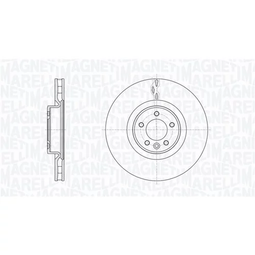 Brzdový kotúč MAGNETI MARELLI 361302040762