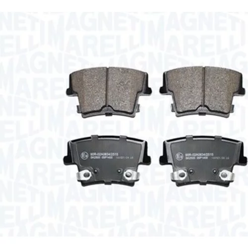 Sada brzdových platničiek kotúčovej brzdy MAGNETI MARELLI 363916061441