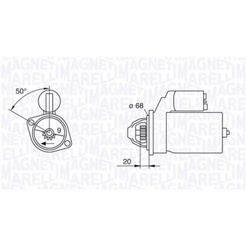 Štartér MAGNETI MARELLI 063226801010
