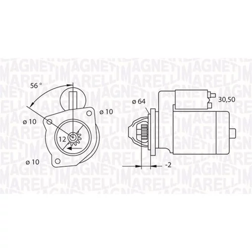 Štartér MAGNETI MARELLI 063523622010