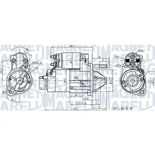 Štartér MAGNETI MARELLI 063721492010