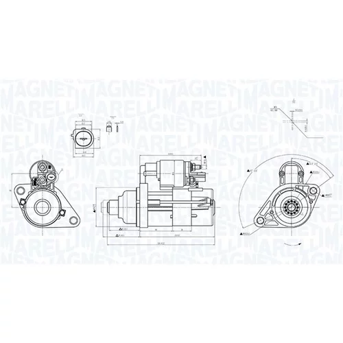 Štartér MAGNETI MARELLI 063725634010