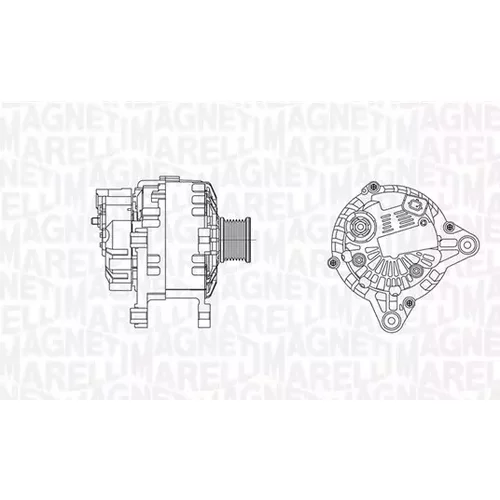 Alternátor MAGNETI MARELLI 063737624010