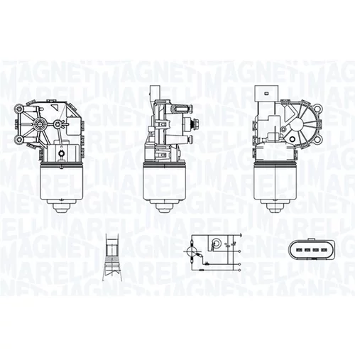 Motor stieračov MAGNETI MARELLI 064350005010