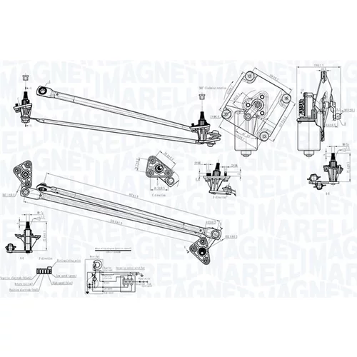 Systém čistenia skiel 064351713010 (MAGNETI MARELLI) - obr. 2
