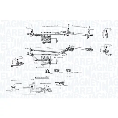 Systém čistenia skiel 064351741010 (MAGNETI MARELLI) - obr. 2