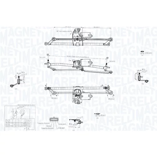 Systém čistenia skiel 064351763010 (MAGNETI MARELLI) - obr. 2