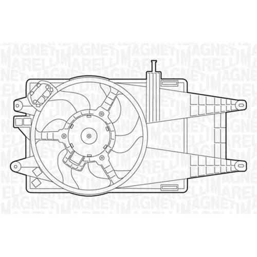 Ventilátor chladenia motora MAGNETI MARELLI 069422037010