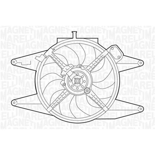 Ventilátor chladenia motora MAGNETI MARELLI 069422042010