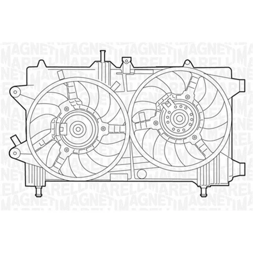 Ventilátor chladenia motora MAGNETI MARELLI 069422048010