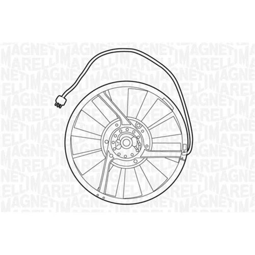 Ventilátor chladenia motora MAGNETI MARELLI 069422234010