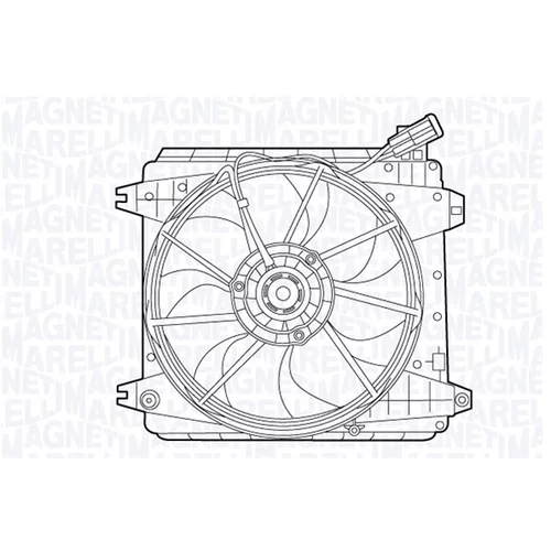 Ventilátor chladenia motora MAGNETI MARELLI 069422545010