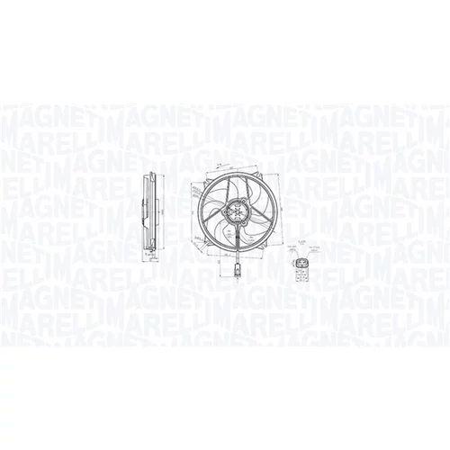 Ventilátor chladenia motora MAGNETI MARELLI 069422869010