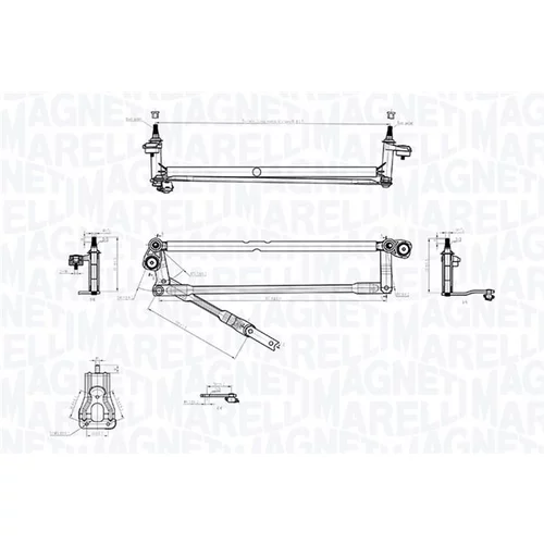 Mechanizmus stieračov MAGNETI MARELLI 085570748010