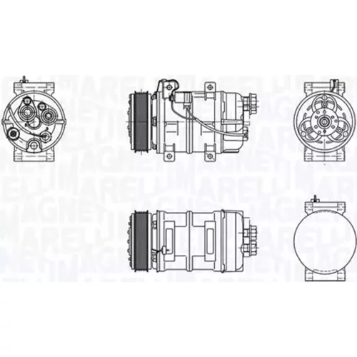 Kompresor klimatizácie MAGNETI MARELLI 350103030021