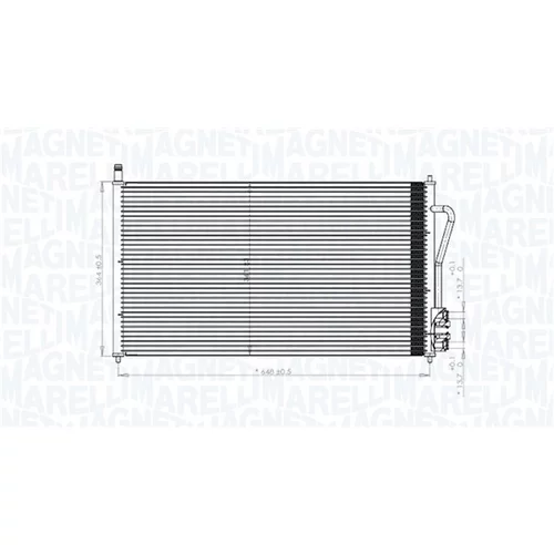 Kondenzátor klimatizácie 350203898000 (MAGNETI MARELLI) - obr. 1