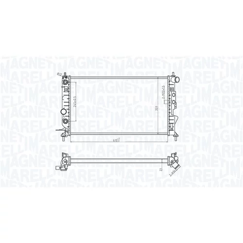 Chladič motora 350213190300 (MAGNETI MARELLI) - obr. 1