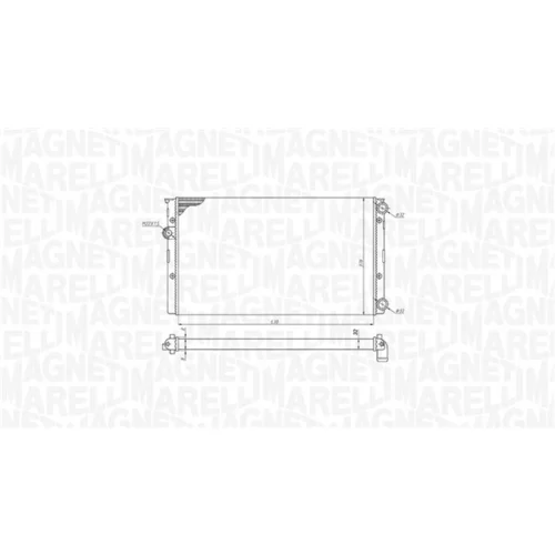 Chladič motora 350213191100 (MAGNETI MARELLI) - obr. 1