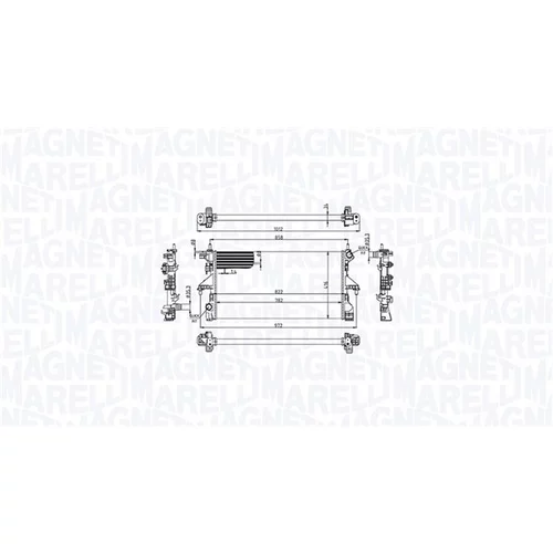 Chladič motora MAGNETI MARELLI 350213215100