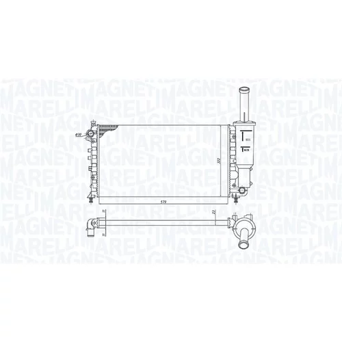 Chladič motora 350213902000 (MAGNETI MARELLI) - obr. 1