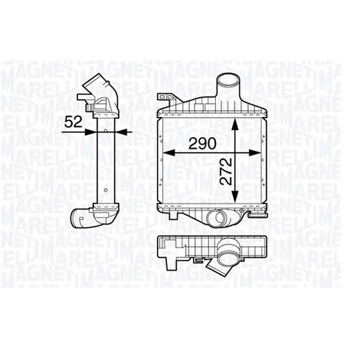Chladič plniaceho vzduchu 351319202220 (MAGNETI MARELLI)