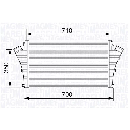 Chladič plniaceho vzduchu MAGNETI MARELLI 351319203510