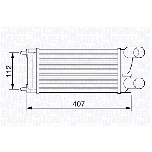 Chladič plniaceho vzduchu MAGNETI MARELLI 351319203550