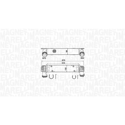 Chladič plniaceho vzduchu MAGNETI MARELLI 351319205460