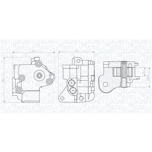 Olejové čerpadlo 351516000021 (MAGNETI MARELLI) - obr. 1