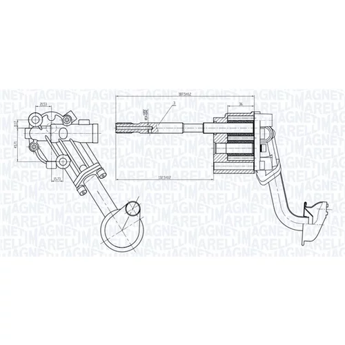 Olejové čerpadlo 351516000058 (MAGNETI MARELLI) - obr. 1