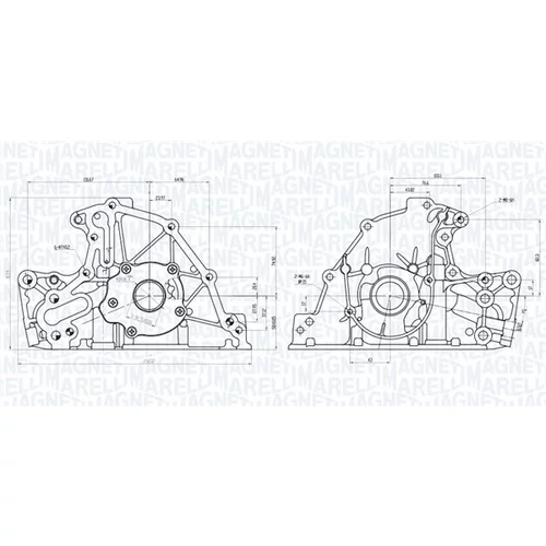 Olejové čerpadlo 351516000079 (MAGNETI MARELLI) - obr. 1