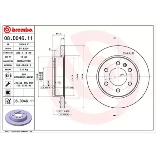Brzdový kotúč MAGNETI MARELLI 360406165401