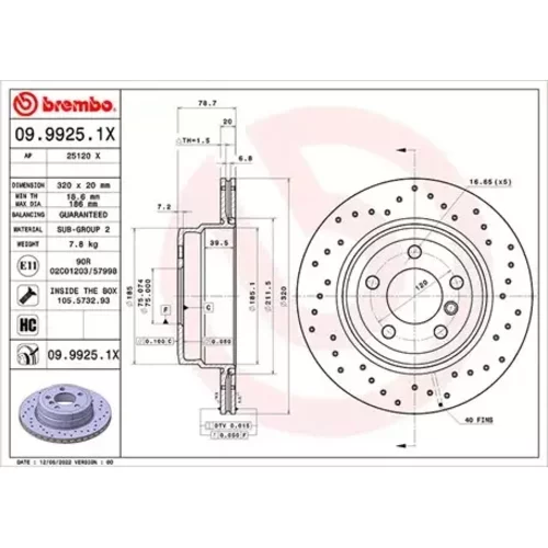 Brzdový kotúč MAGNETI MARELLI 360406178102