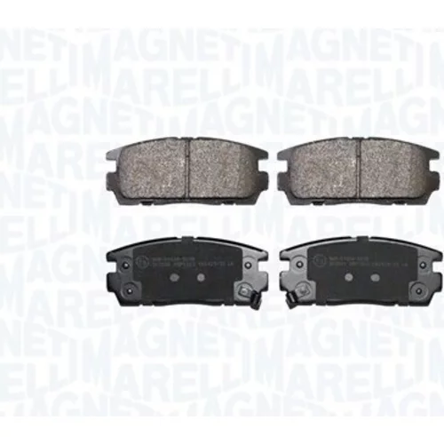Sada brzdových platničiek kotúčovej brzdy MAGNETI MARELLI 363916061353