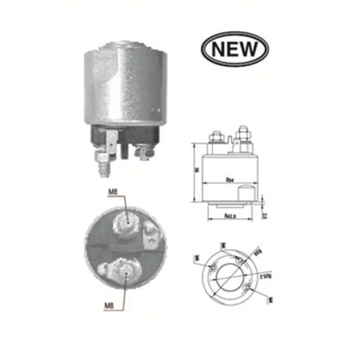 Elektromagnetický spínač pre štartér MAGNETI MARELLI 940113050547