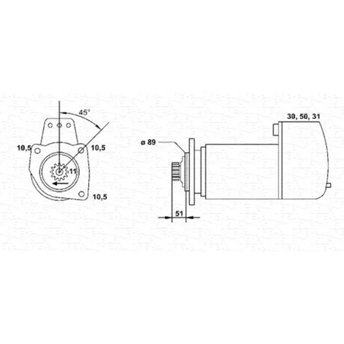 Štartér MAGNETI MARELLI 943252203010