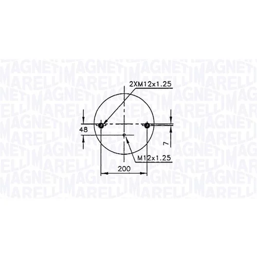 Mech pneumatického pruženia 030607020100 (MAGNETI MARELLI) - obr. 1