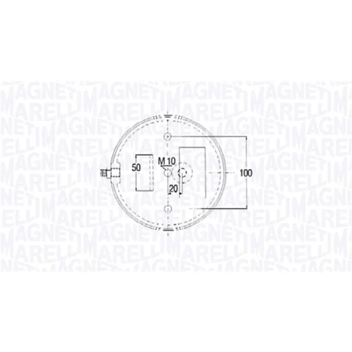 Mech pneumatického pruženia 030607020185 (MAGNETI MARELLI) - obr. 1