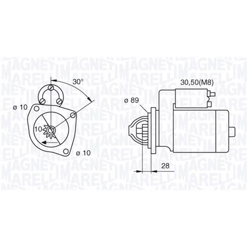 Štartér MAGNETI MARELLI 063522188120