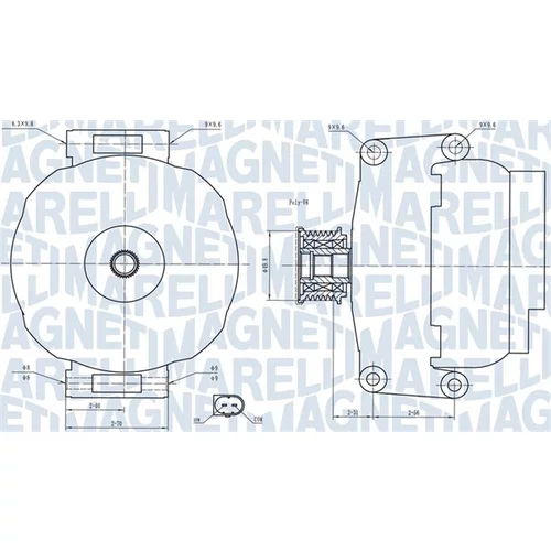 Alternátor MAGNETI MARELLI 063731840010