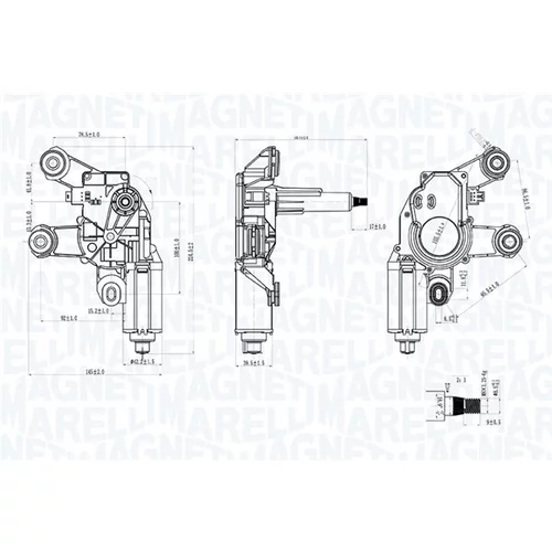 Motor stieračov MAGNETI MARELLI 064076000010