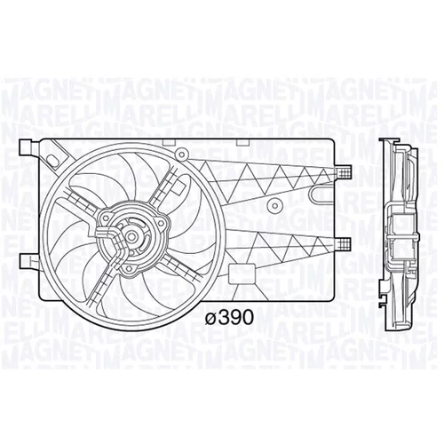 Ventilátor chladenia motora MAGNETI MARELLI 069422575010