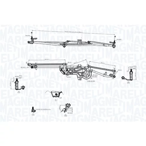 Mechanizmus stieračov 085570751010 (MAGNETI MARELLI) - obr. 1