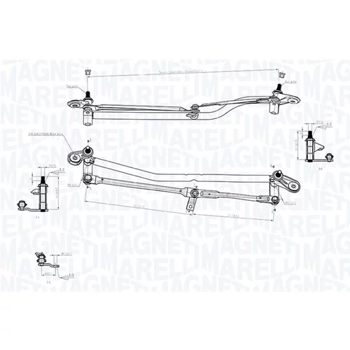 Mechanizmus stieračov 085570755010 (MAGNETI MARELLI) - obr. 2