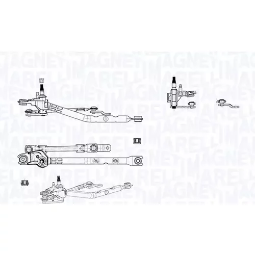 Mechanizmus stieračov MAGNETI MARELLI 085570766010