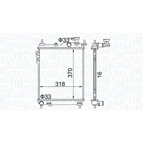 Chladič motora 350213162400 (MAGNETI MARELLI) - obr. 1
