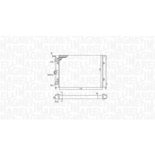 Chladič motora 350213187300 (MAGNETI MARELLI) - obr. 1