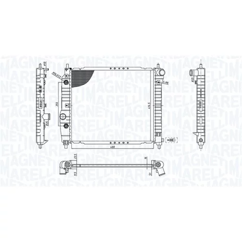 Chladič motora MAGNETI MARELLI 350213197300